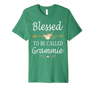 Blessed To Be Called Grammie Mothers Day Gifts Premium T-Shirt