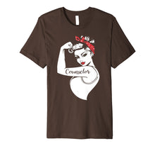 Load image into Gallery viewer, Strong Women School Counselor Funny Teacher T-shirt
