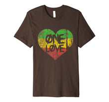 Load image into Gallery viewer, One Love One Heart Rastafari Peace T-Shirt
