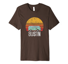 Load image into Gallery viewer, Austin, Texas - Vintage Hippie Van Road Trip T-Shirt
