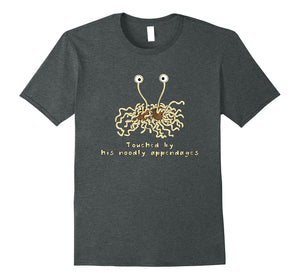 Flying Spaghetti Monster Touched By His Noodly Appendages