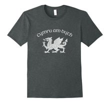 Load image into Gallery viewer, Wales, Red Welsh Dragon, Cymru Am Byth tshirt - Welsh Pride
