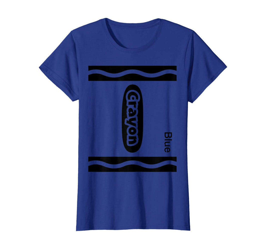 Halloween Blue Crayon Costume Funny T-Shirt