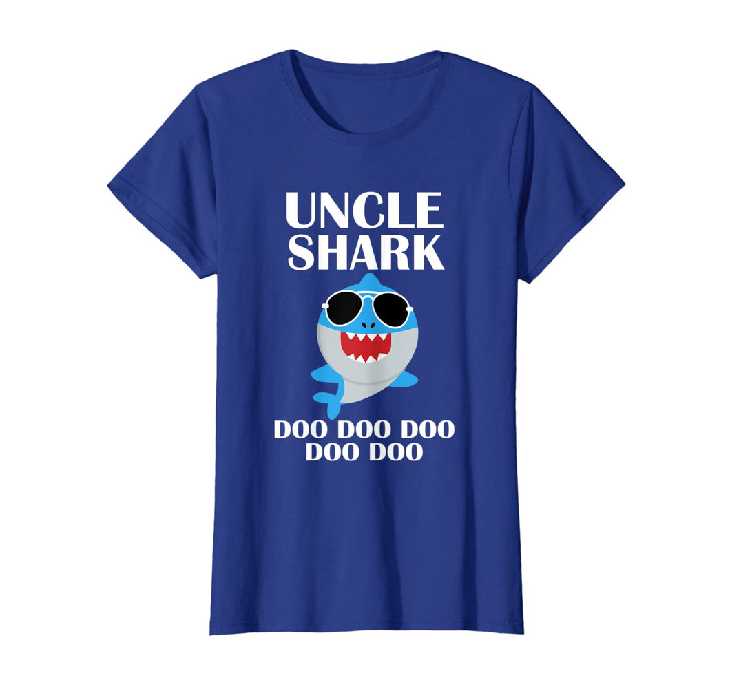 Uncle Shark T-Shirt Doo Doo Doo Fathers Day Uncle Shirt