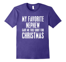 Load image into Gallery viewer, Funny Christmas Gift T Shirt For uncle aunt from nephew
