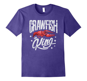 Crawfish King TShirt Cajun Boil Party Festival Gift Shirt
