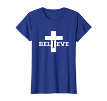 Load image into Gallery viewer, Godly Christian T-Shirt | I Believe In The Cross Of Jesus
