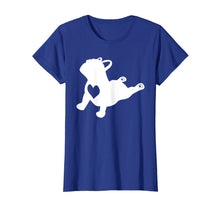 Load image into Gallery viewer, French bulldog yoga pose shirt with love heart frenchie gift

