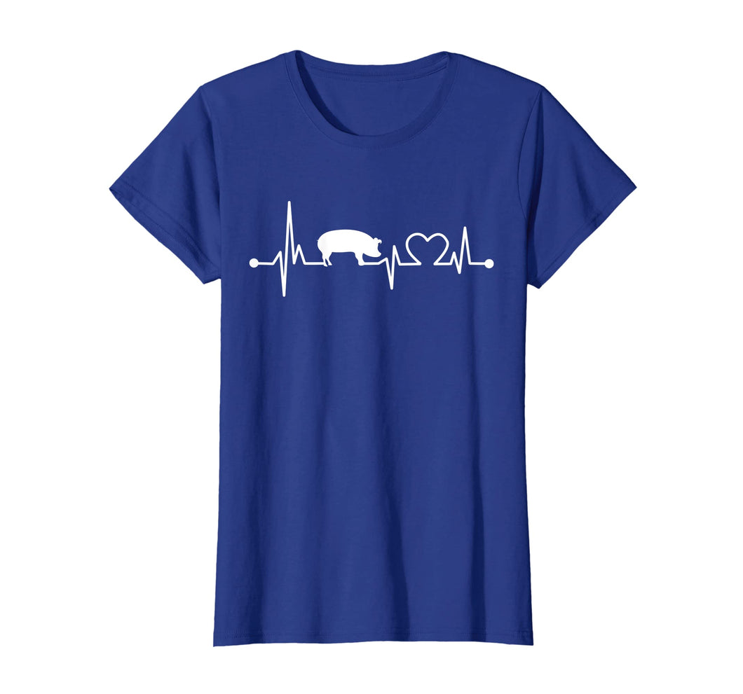 I Love My Pig Heart Valve EKG Heartbeat T-Shirt Funny Gift