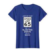 Load image into Gallery viewer, 65th Birthday Gift Idea Speed Limit 65 Shirt Car Lover Gift
