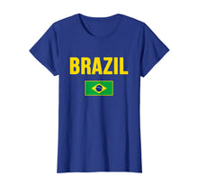 Load image into Gallery viewer, Brasil T-shirt Brazilian Flag Brazil Souvenir Gift Camiseta
