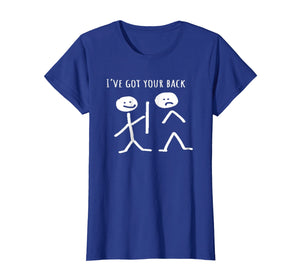 I Got Your Back Stick Figure Grafic Friendship TShirt