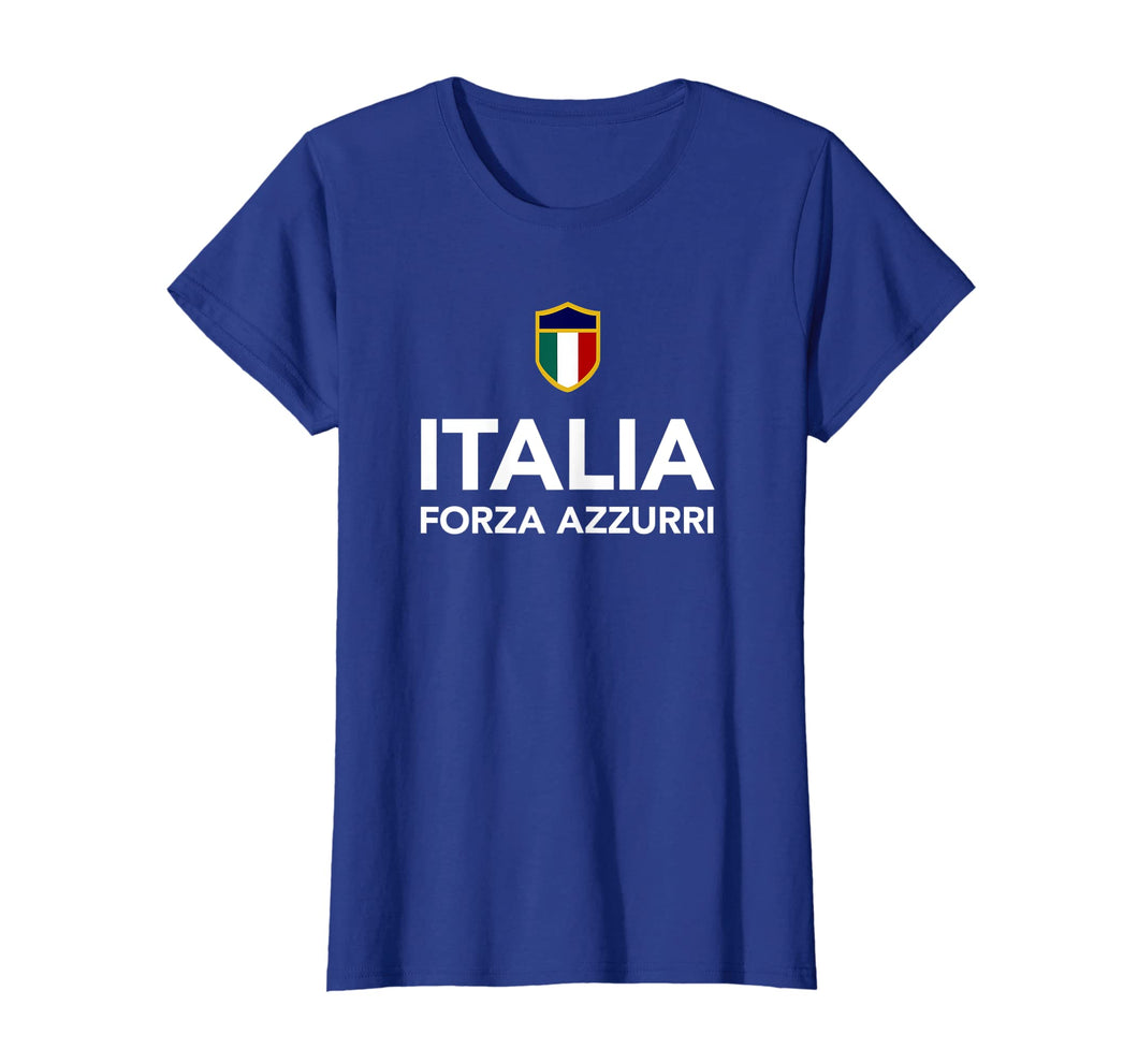 Italia Italian Soccer Football T-Shirt Forza Azzurri