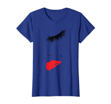 Load image into Gallery viewer, Eye Lashes In Vogue red lipstick t shirt Tops Tees Gifts
