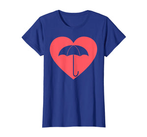 Love umbrella heart family summer academy coral 2019 Tshirt