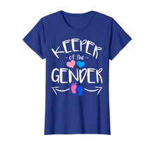 Load image into Gallery viewer, Keeper of Gender Reveal Baby Announcement Party Idea T-Shirt
