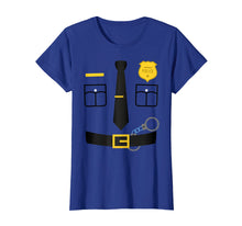 Load image into Gallery viewer, Police Uniform Costume Halloween T-Shirt Kids Adult Design
