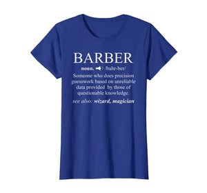 Funny Noun Barber Definition T-Shirt Hairstylist Cool Gift
