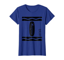 Load image into Gallery viewer, Blue Crayon Halloween Couple Friend Group Costume T-shirt
