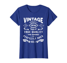 Load image into Gallery viewer, Made In 1936 Vintage 83 Year Old 83rd Birthday Shirt Gift A3
