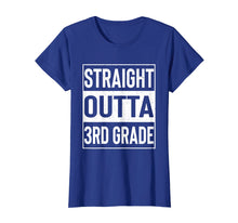 Load image into Gallery viewer, Straight Outta 3rd Grade Funny Graduation Gift T-Shirt
