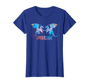 Fractal Fantasy Dragons Imagine Big Fan Dragon Lover gift