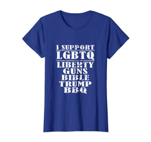 Load image into Gallery viewer, lgbtq bbq shirt belles smokin bbq shirt
