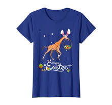Load image into Gallery viewer, Cute Easter Giraffe with Bunny Ears and Eggs T Shirt
