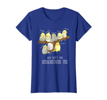 Load image into Gallery viewer, Cockatiel Parrot Emotions Cute T-Shirt
