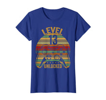 Load image into Gallery viewer, Level 13 Unlocked Birthday 13 Year Old Boy Kids Gift Shirt
