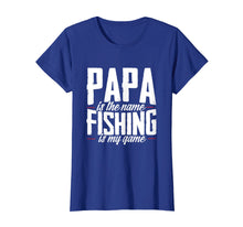 Load image into Gallery viewer, Papa Fishing Father Daddy Game Shirt
