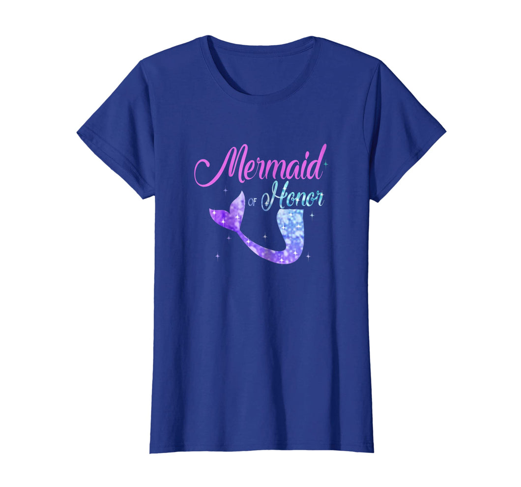 Mermaid Of Honor Maid Bridesmaid Tshirt Mother's Day Gift