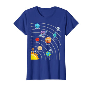 Cute Colorful Planet T Shirt Gift For Kids