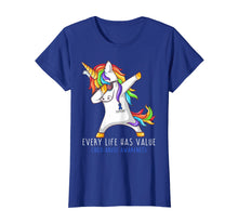Load image into Gallery viewer, Every Life Has Value Child Abuse Awareness Shirt

