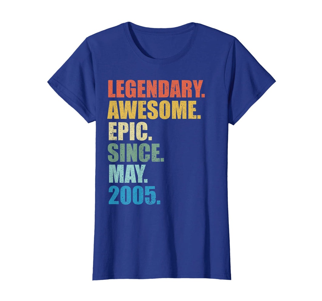 Legendary Awesome Epic Since May 2005 14 Years Old Tshirt