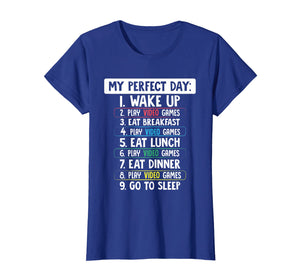 Funny Gamer TShirt Perfect Day Holiday Gift For Gaming Kids