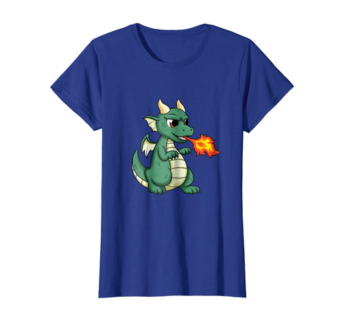 Cute Cartoon Dragon T-Shirt - Boys Birthday Gift Tee