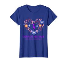 Load image into Gallery viewer, Every Life Has Value Semicolon Sarcoidosis Awareness Shirt
