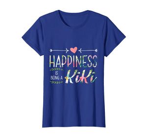 Happiness is being a kiki dad gift Flower T shirt