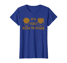 Load image into Gallery viewer, It's Very Rude To Stare Labyrinth Knockers Gift Tshirt
