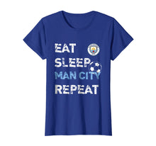 Load image into Gallery viewer, Eat Sleep Man City Repeat T-Shirt
