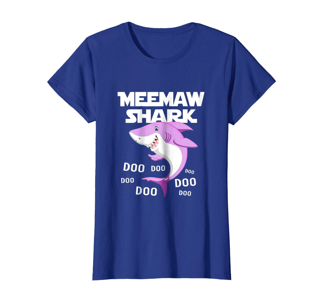 Meemaw Shark T-Shirt Mother Grandma Halloween Christmas