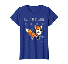 Load image into Gallery viewer, Anatomy Of A Fox Funny Animal Cartoon Veterinary T Shirt
