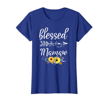 Load image into Gallery viewer, Funny Blessed To Be Called Mamaw Flower T-Shirt Gift
