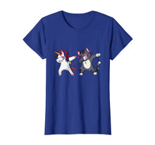 Load image into Gallery viewer, Dabbing Unicorn Dab Cat Cute 4th of July T Shirt Kids Gift
