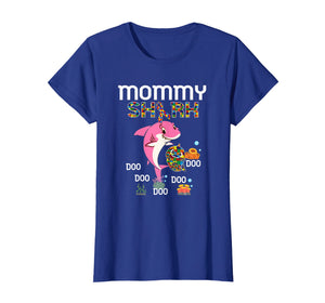 Mommy Shark Autism Awareness Shirt Mommy Baby Shark Autism