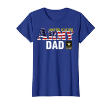 Load image into Gallery viewer, United States Flag American Army Dad T-Shirt Veteran Gift
