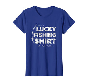 Lucky Fishing Shirt Do Not Wash funny, cool t-shirt