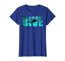 Load image into Gallery viewer, Scuba Diving: Divers Shadow Deep Swim T-Shirt Cool Gift
