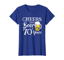 Load image into Gallery viewer, Cheers And Beers 70 Years Old 70th Birthday Gift 1948 Shirt
